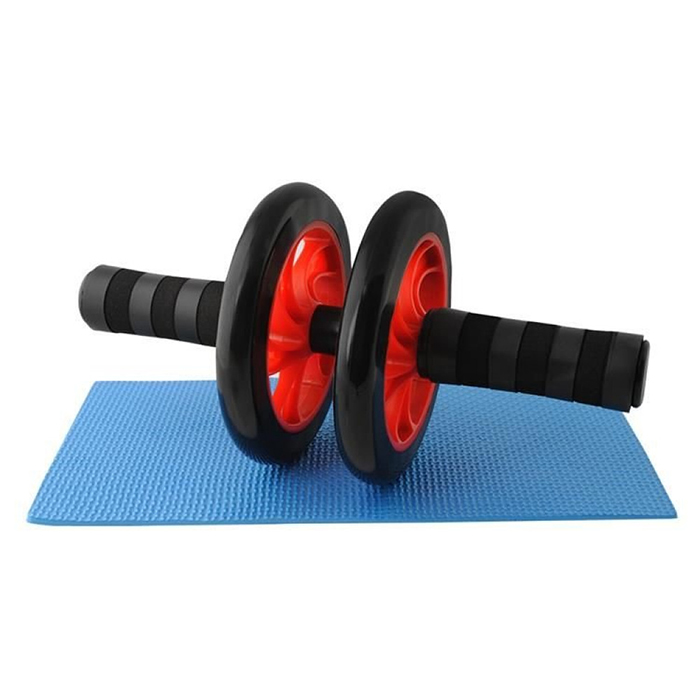 AbTrainer, posilovací kolečko s potaženými rukojeťmi - Image 2