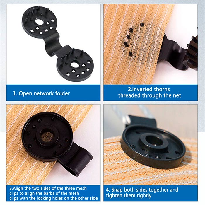 AttachClips, instalační svorky pro sítě (30 kusů) - Image 5