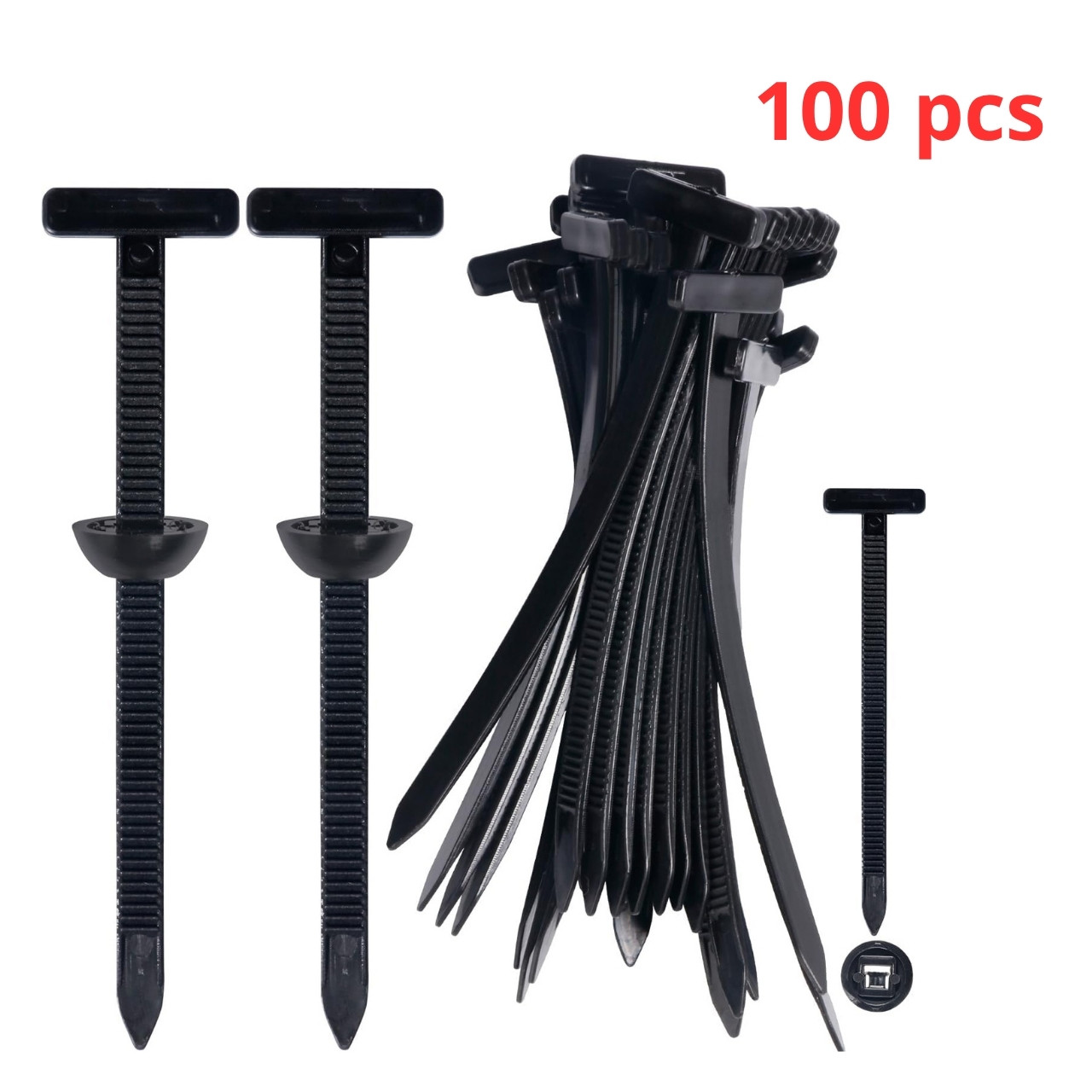 CableTies, nylonové stahovací pásky pro automobilový průmysl a univerzální použití (50 ks) - Image 1