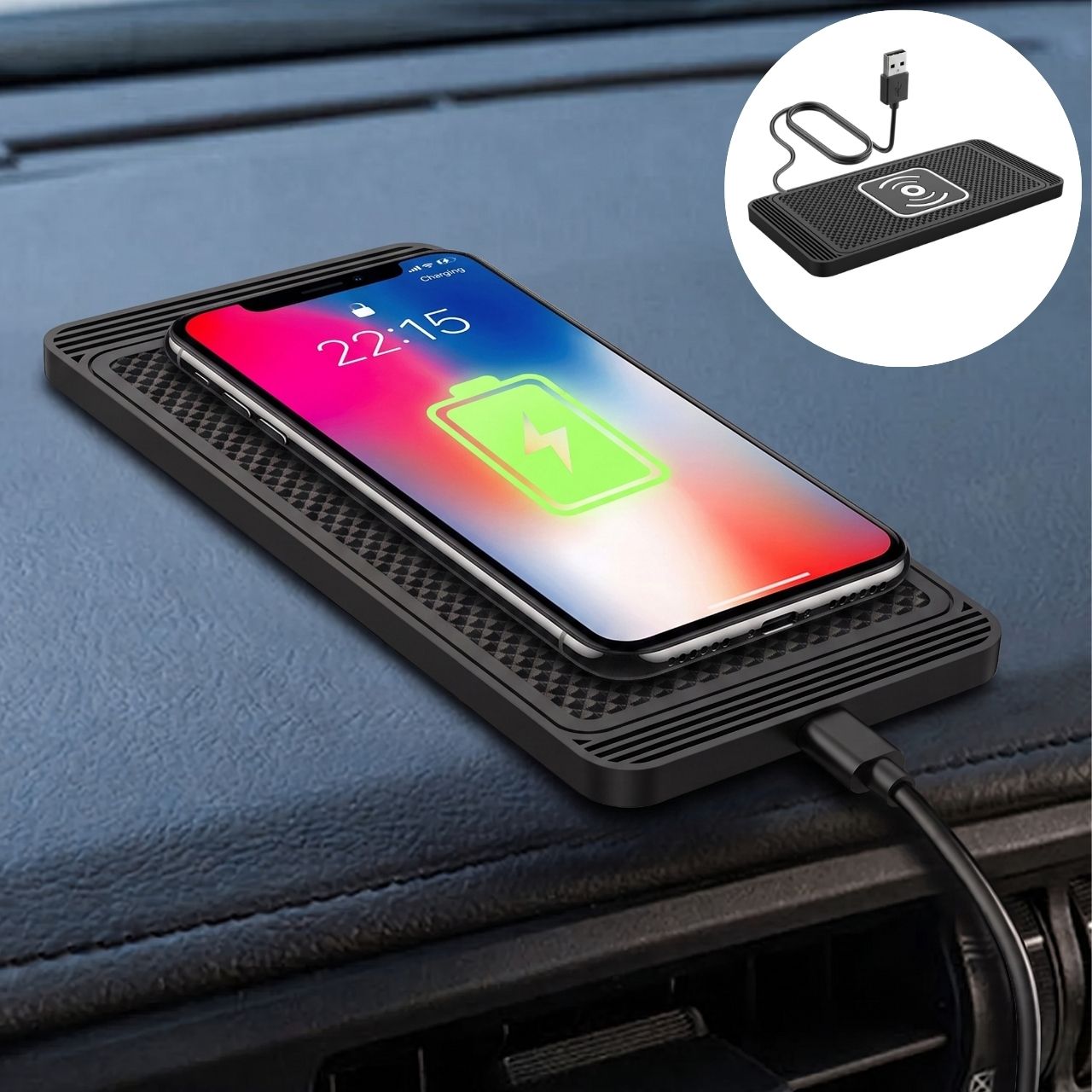Podložka pro bezdrátové nabíjení telefonů, CarPad - Image 4