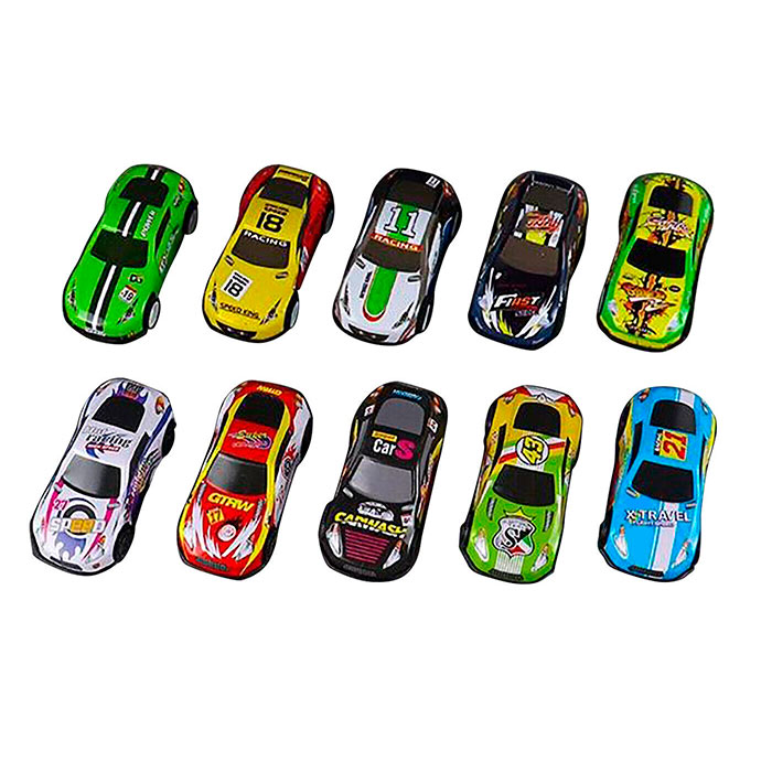 CatapultCars, dětská sada 10 aut