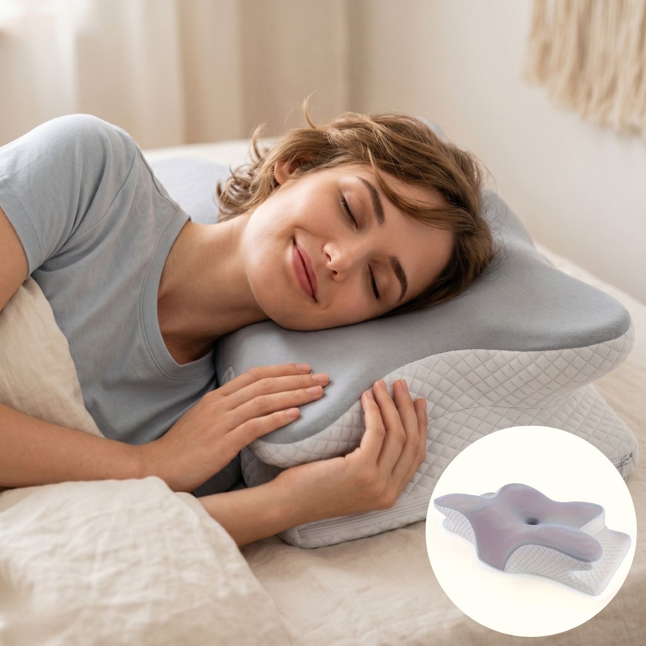 Ergonomický polštář s paměťovou pěnou, CervicalPillow - Image 5