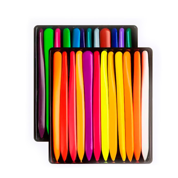 Crayons, kompaktní voskové pastelky (24 kusů)