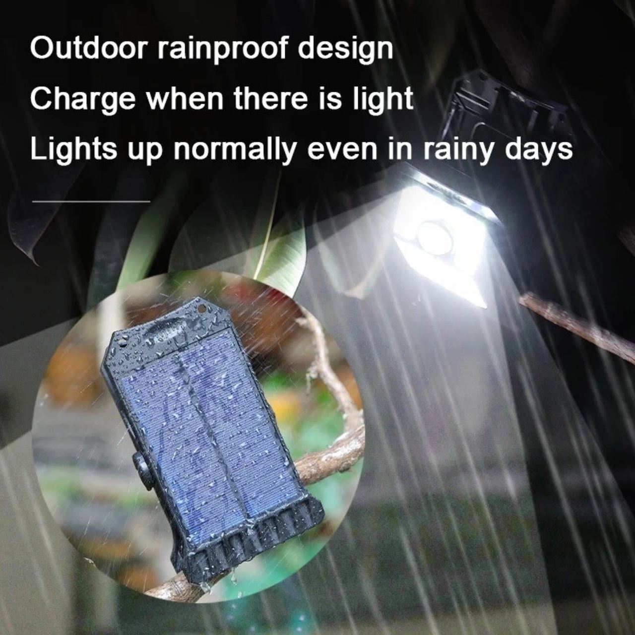 DeckClip, solární zahradní osvětlení s klipem a senzorem pohybu - Image 1