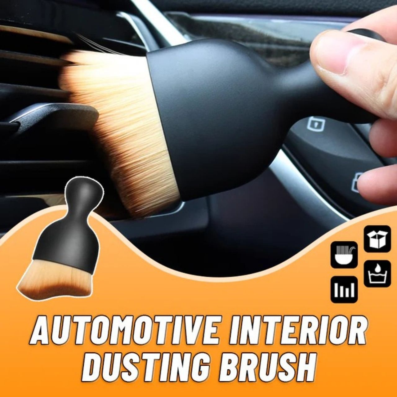 Dustco, kartáč na čištění interiéru auta - Image 1