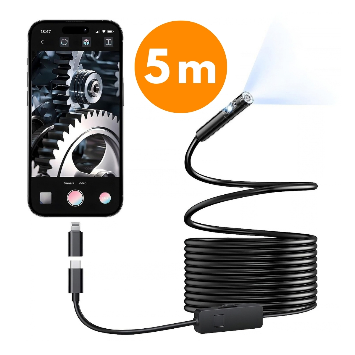 Endoskopická kamera pro telefon, EndoCam - Image 1