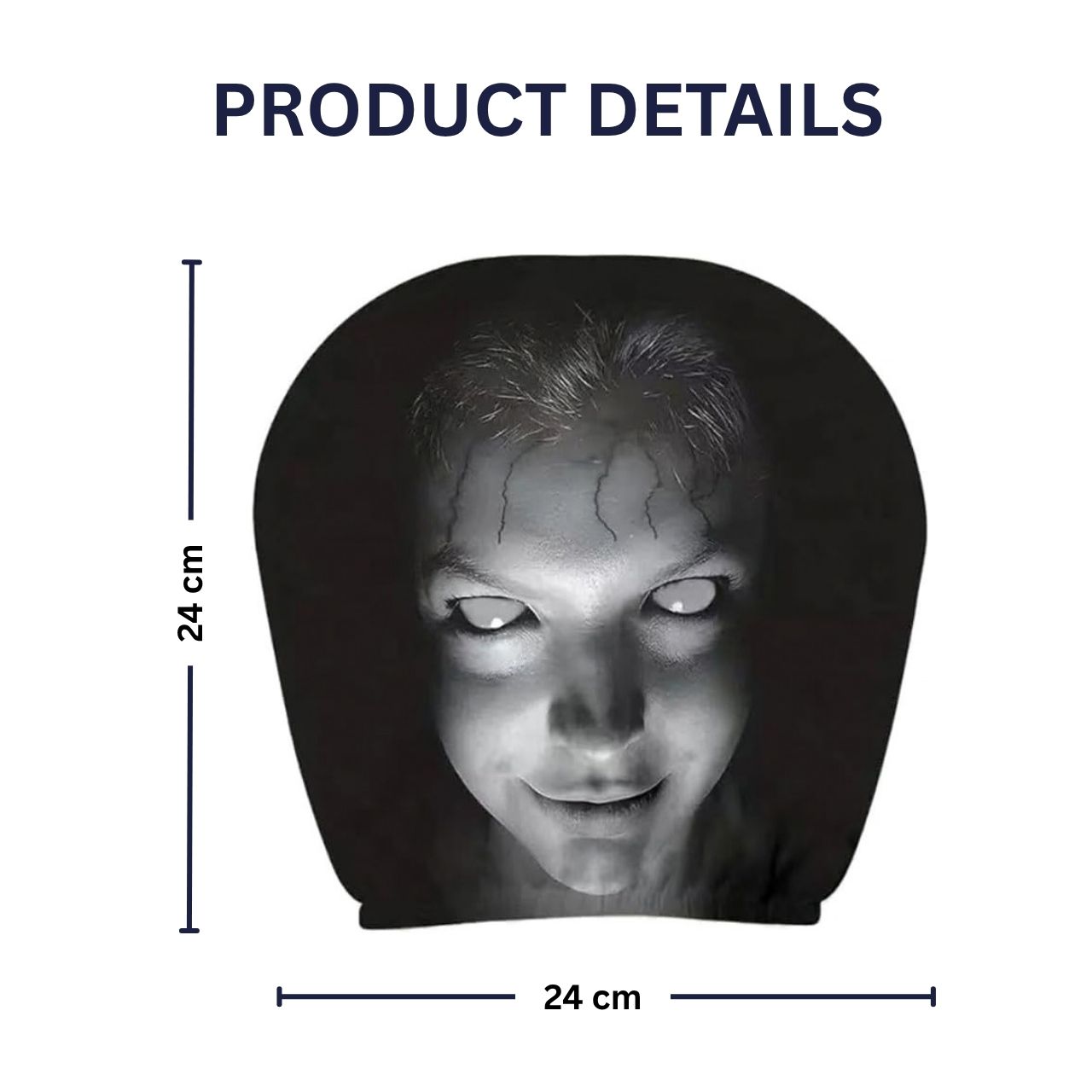 Děsivý potah na opěrku hlavy do auta (1+1 ZDARMA), GhostFace - Image 4