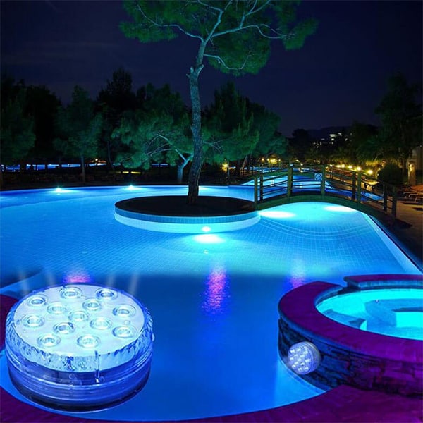 GlowWaterLights, 4 vodotěsné LED světla s dálkovým ovládáním - Image 9