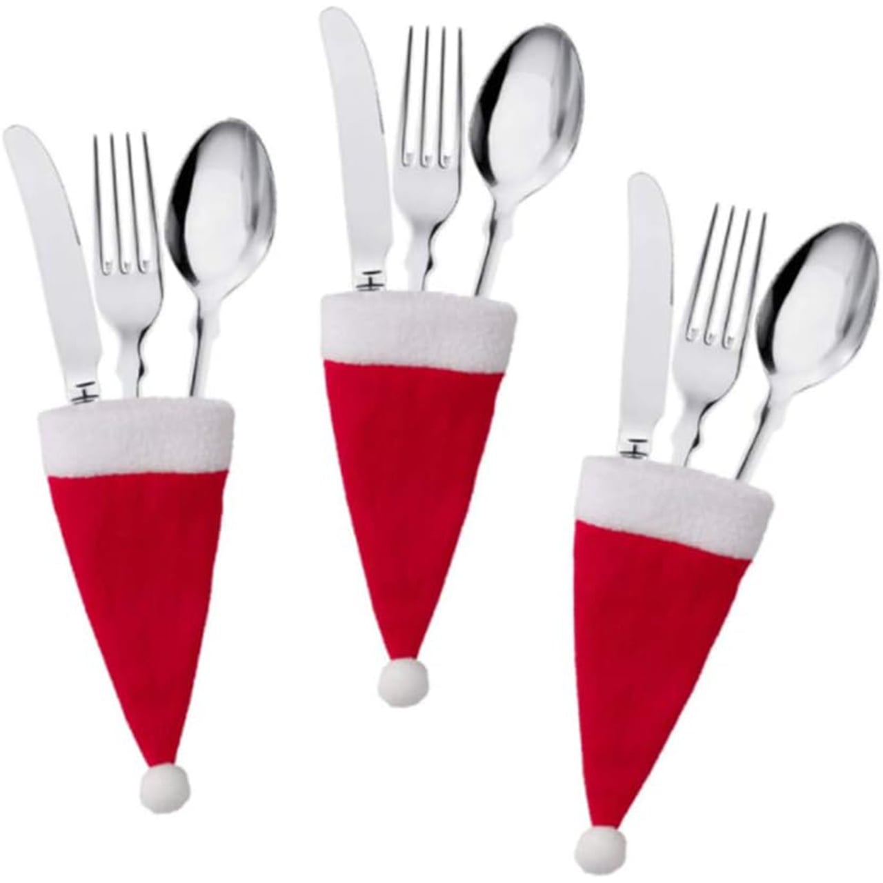HatBundle, ubrus ve tvaru Santa klobouku (20 kusů) a slavnostní potah na židle (4 kusy) - Image 3