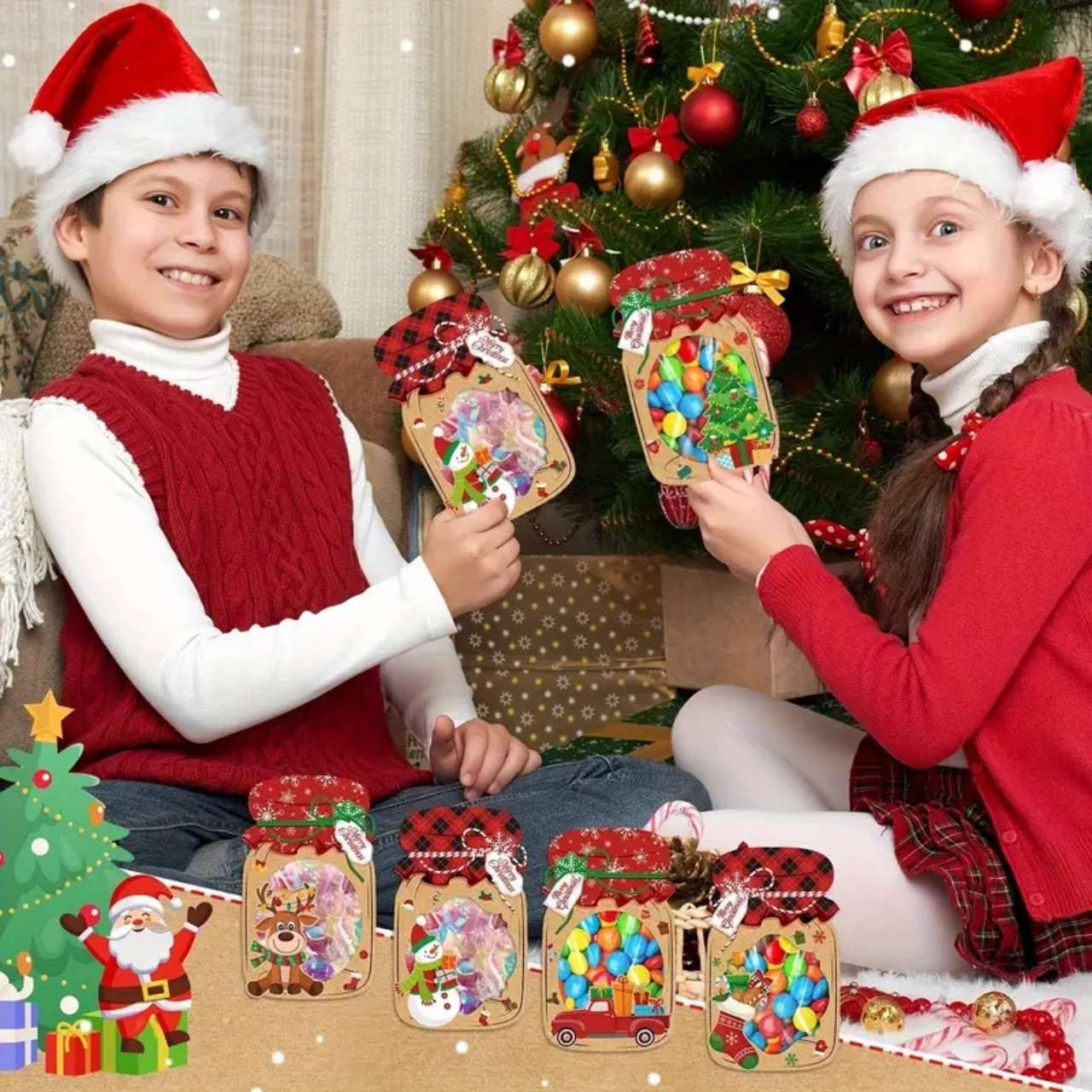 JarGifts, Vánoční sada dárkových karet (48 ks) - Image 3
