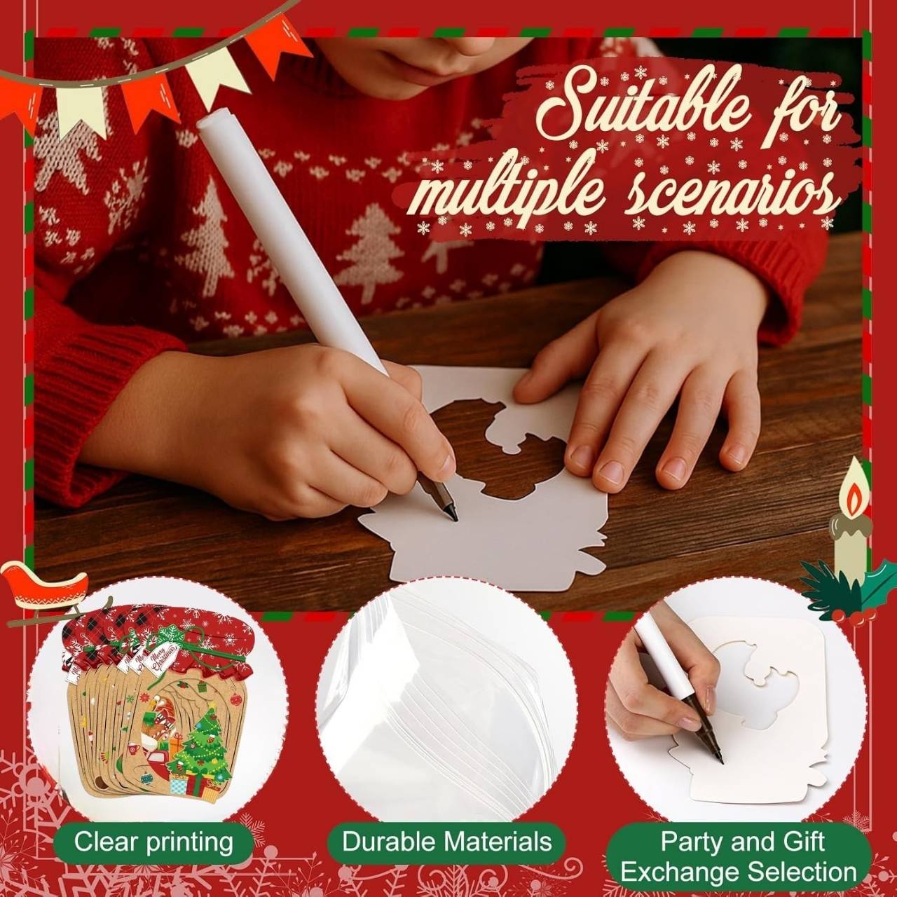 JarGifts, Vánoční sada dárkových karet (48 ks) - Image 5