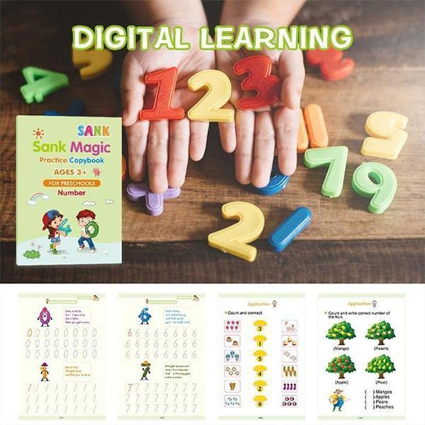 KidBook – 4 pracovní sešity s kouzelným mizícím perem - Image 6