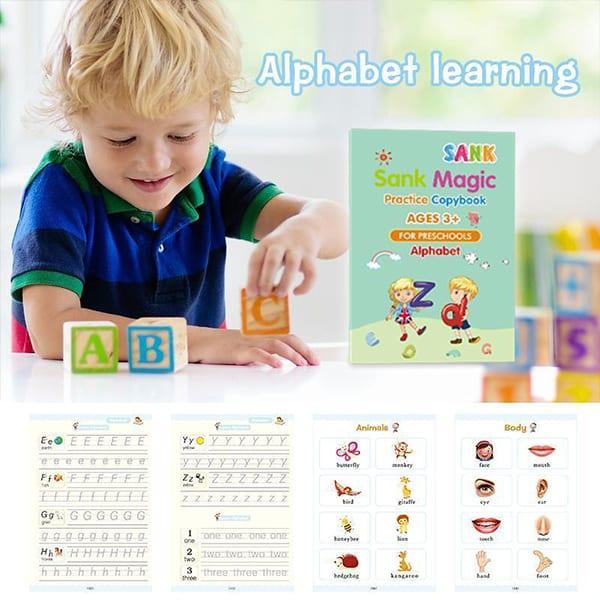 KidBook – 4 pracovní sešity s kouzelným mizícím perem - Image 7