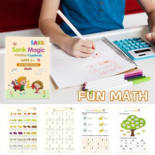KidBook – 4 pracovní sešity s kouzelným mizícím perem - Image 8
