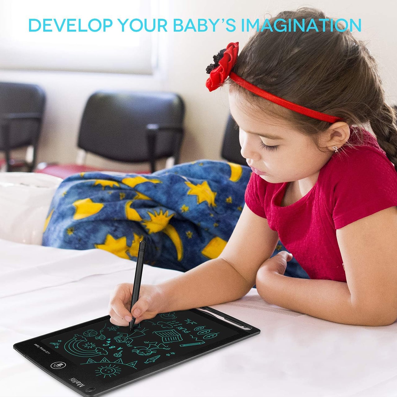 Tablet vám umožňuje vytvářet poznámky, kreslit, hrát hry, zanechávat oznámení a zprávy - znovu a znovu!