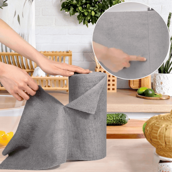 Mikrovláknové čisticí utěrky v roli (30 kusů), KitchRoll