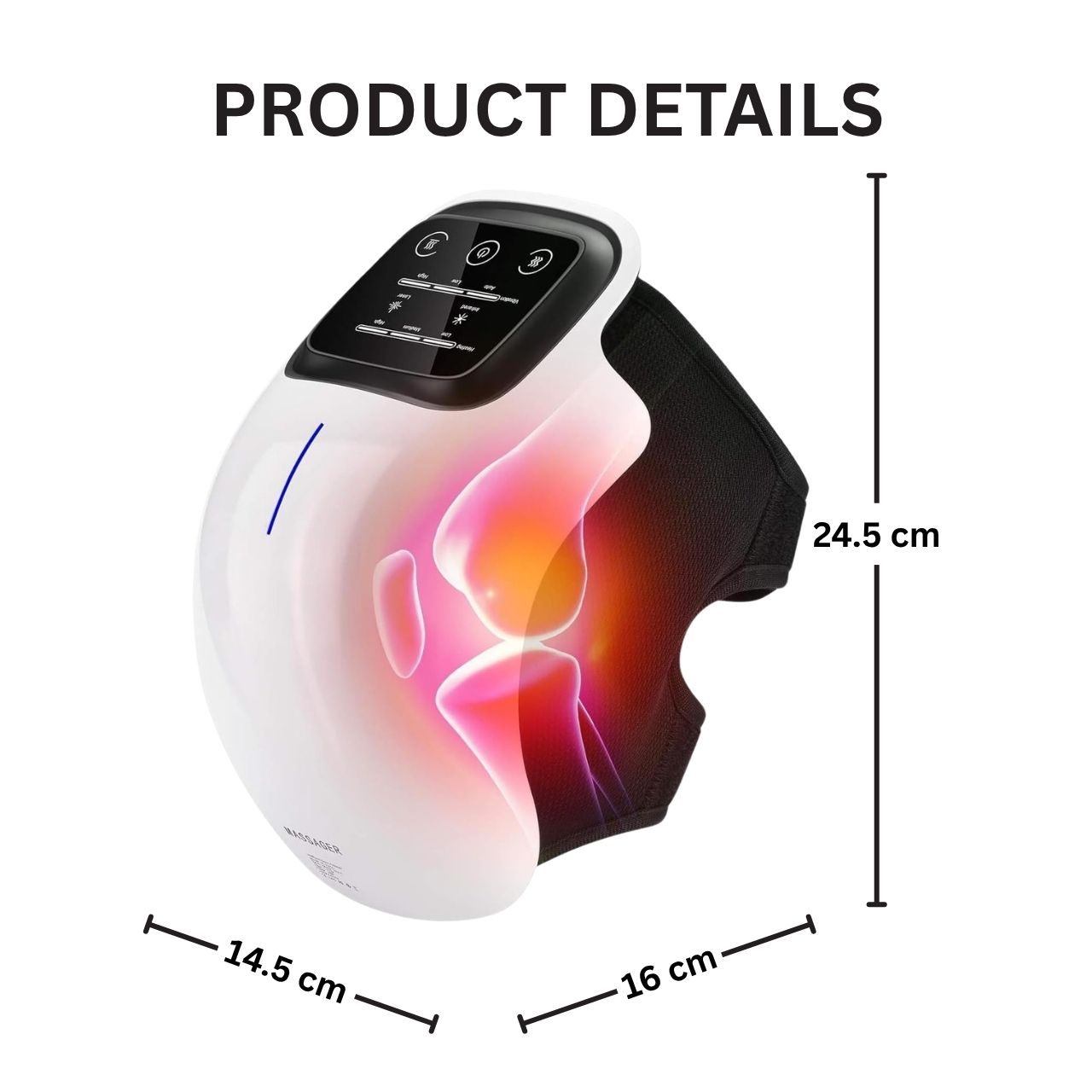 Masážní přístroj na koleno, KneeMassager