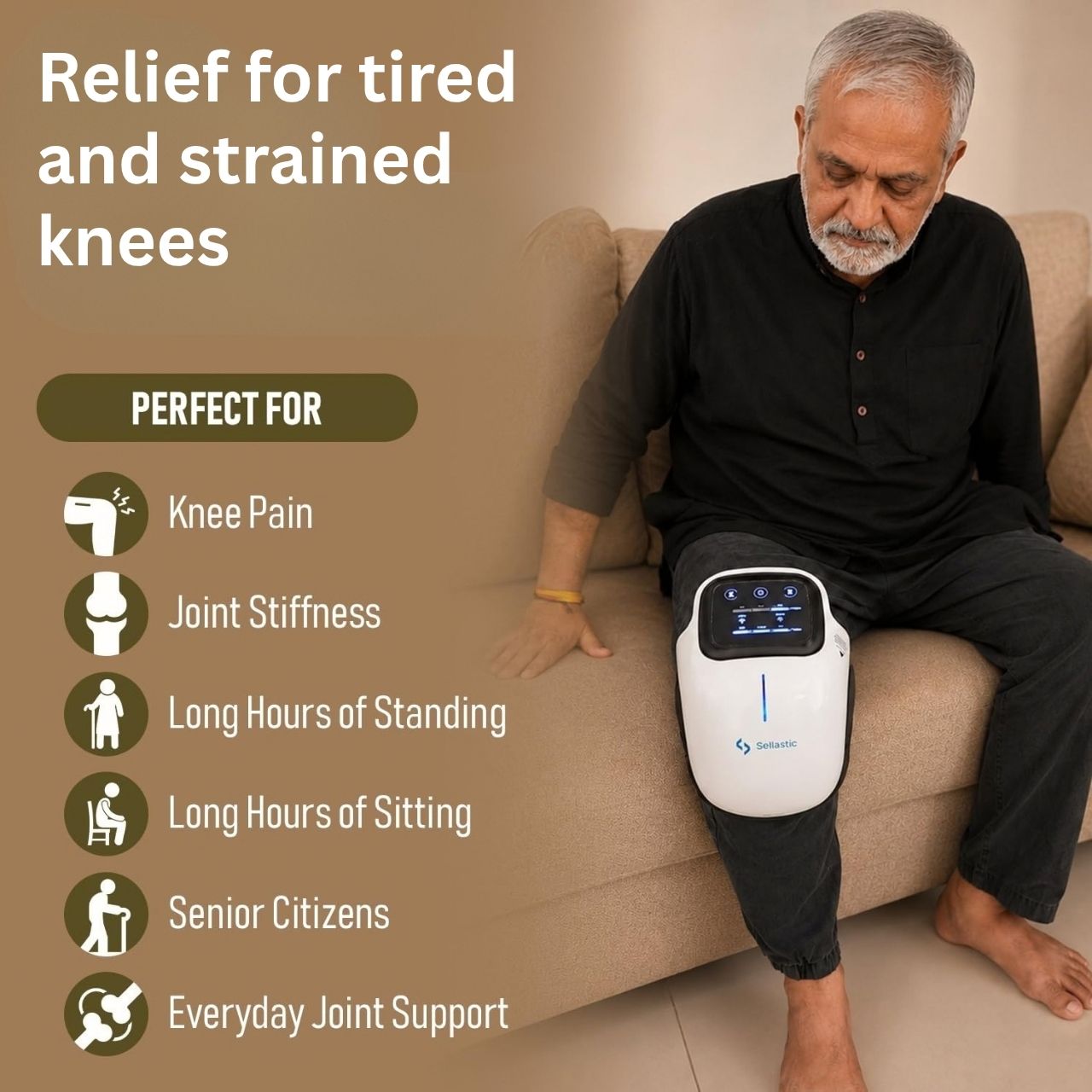 Masážní přístroj na koleno, KneeMassager - Image 2
