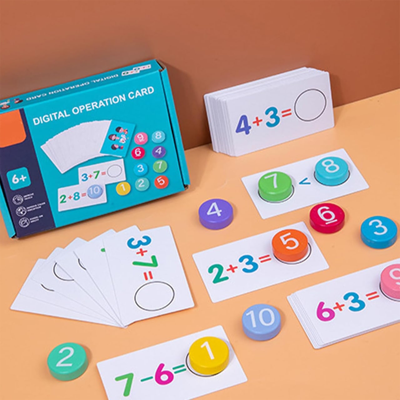 MathCards, vzdělávací hra pro učení sčítání a odčítání - Image 1