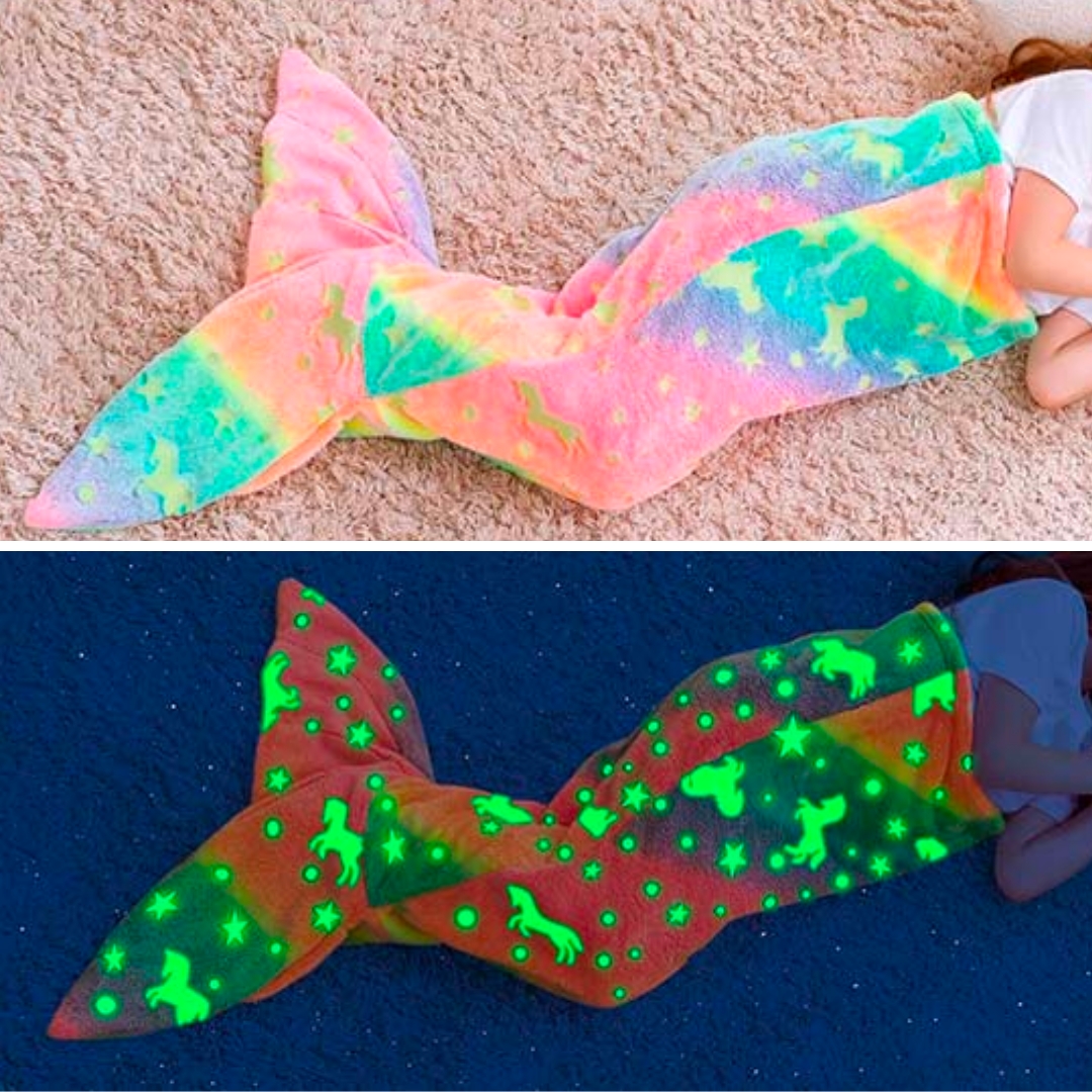 MermaidBlanket, deka v podobě ocasu mořské panny pro děti - Image 7
