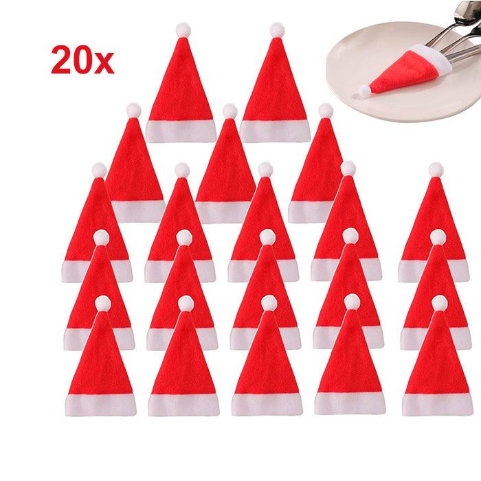 MiniSantaHats, kapsa na Santa Claus (20 kusů) - Image 1