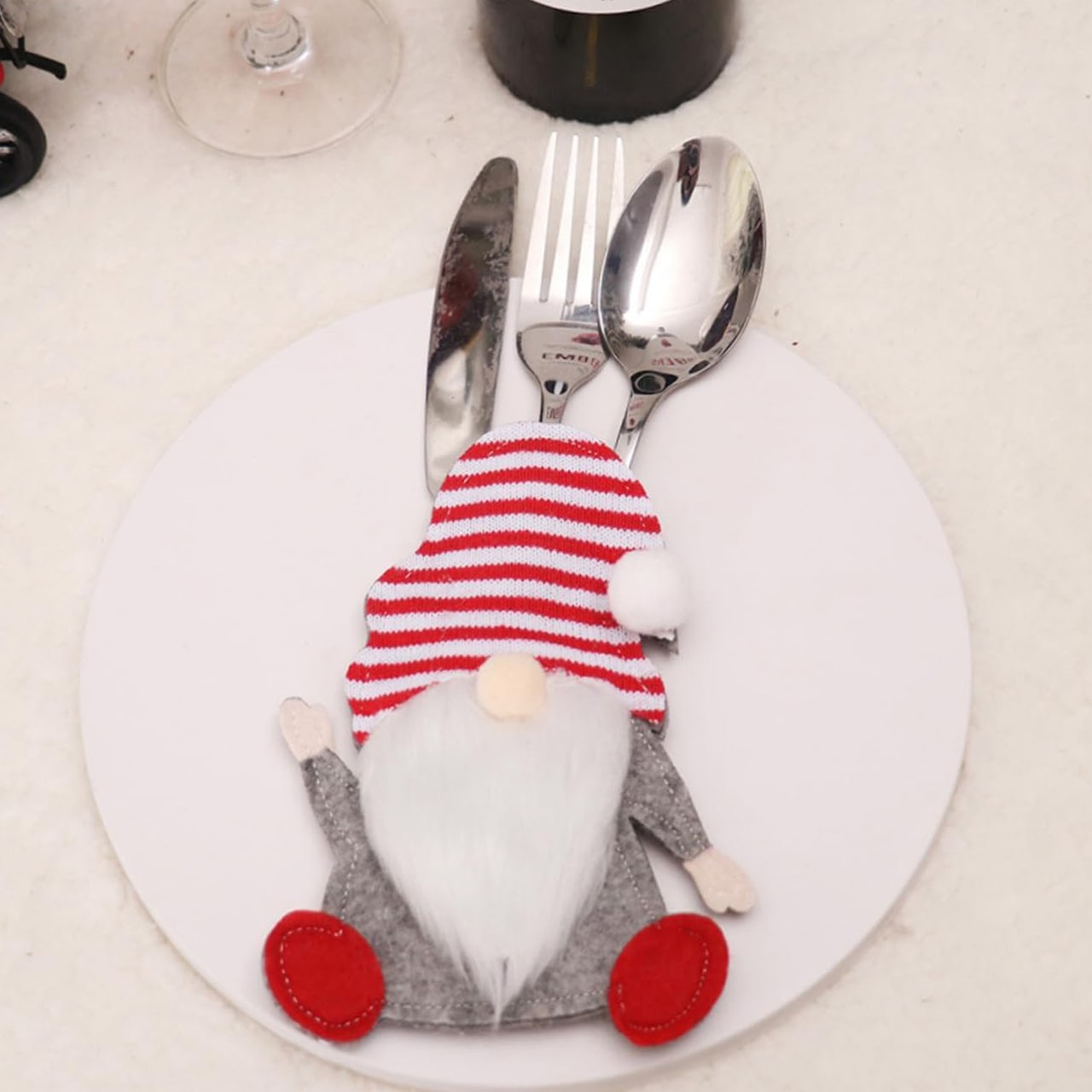 SetGnome, 3-dílná sada příborů ve tvaru skřítka - Image 2