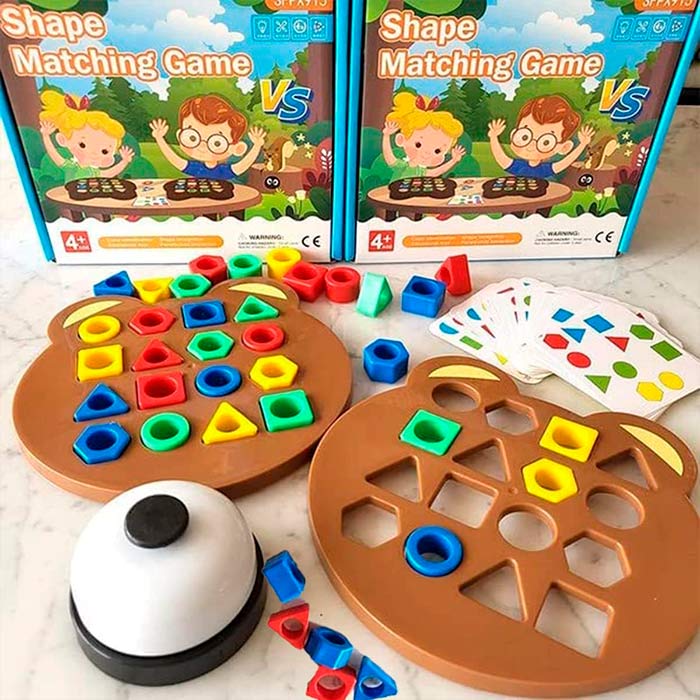 ShapeMatchingGame, dětská stolní hra, ve které se děti učí poznávat tvary a barvy - Image 3