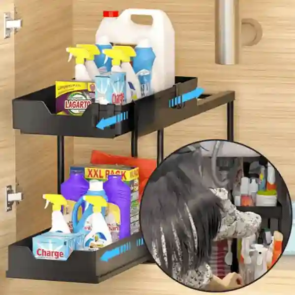 Shelfy, dvouúrovňová police pro organizaci - Image 1
