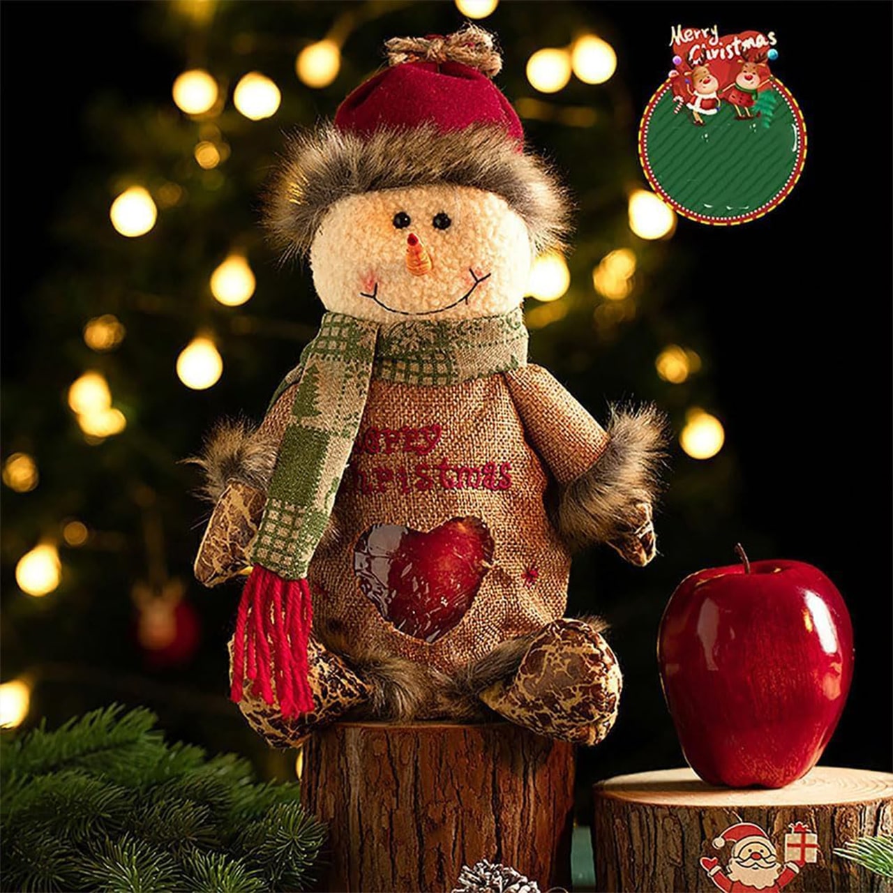 SnowMan, jedinečná dárková taška ve tvaru sněhuláka - Image 1