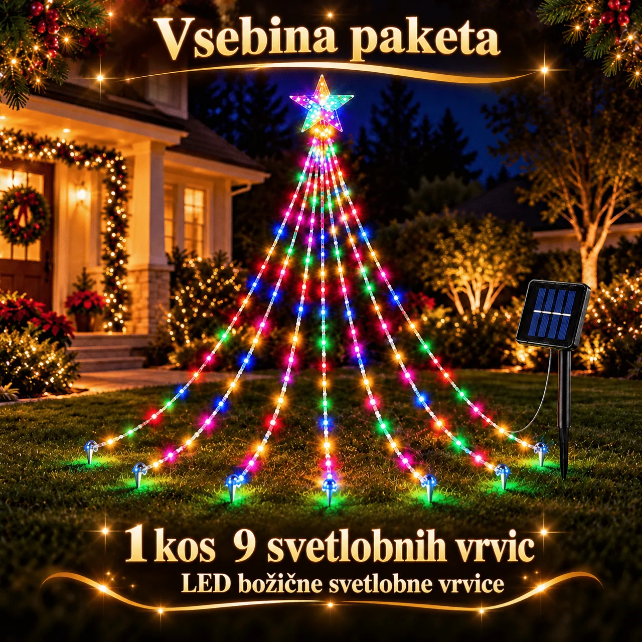 Světelná dekorace s hvězdou, Starsy - Image 2
