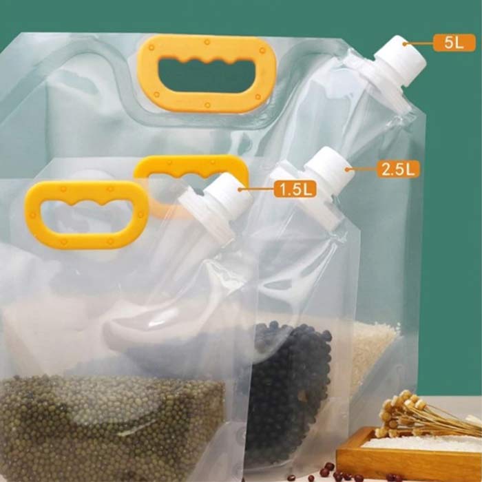 3 odolné skladovací sáčky o rozměrech 1,5l, 2,5l a 5l!