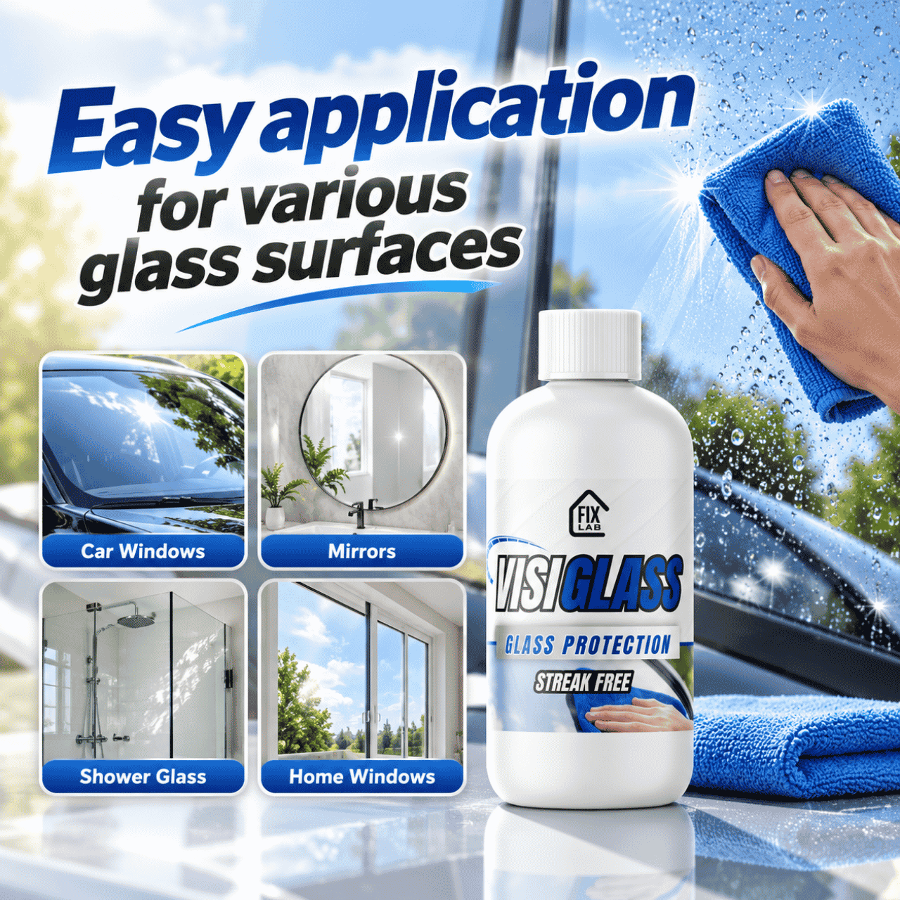 Čistič a ochrana autoskel VisiGlass - Image 9