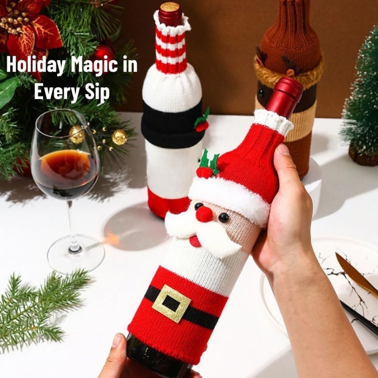 WineSanta, obal na láhev Santa Clause - Image 5